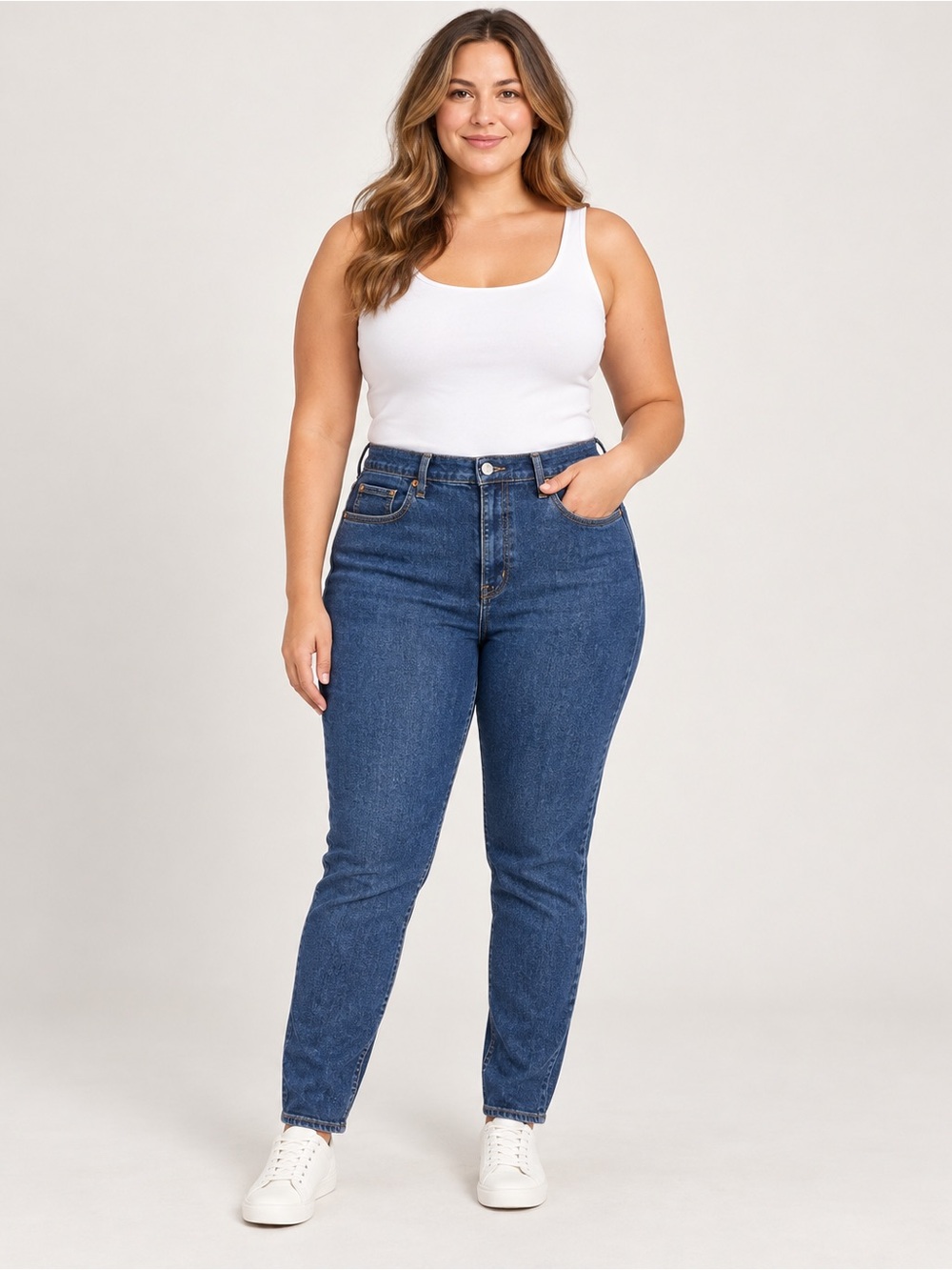 NWT GAP True Skinny Mid Rise Stretch Jeans Size 32 / 14 Dark Wash